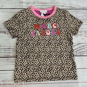 Marc Jacobs Kids’ Organic Cotton Leopard Print Short Sleeve T-Shirt